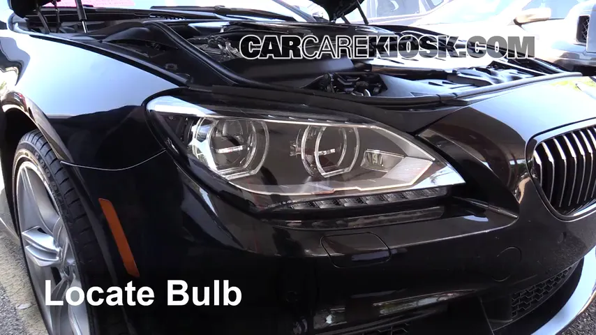 2014 BMW 650i xDrive Gran Coupe 4.4L V8 Turbo Lights Turn Signal - Front (replace bulb)